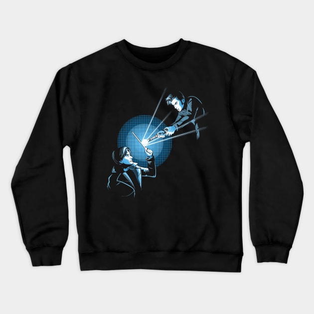 Barty vs Doctor Crewneck Sweatshirt by AdamsPinto